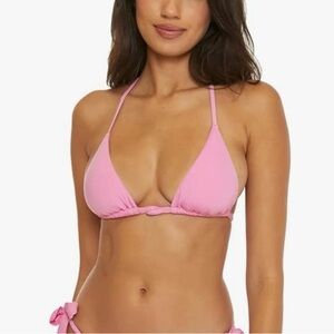 BECCA Pink Triangle Bikini Top